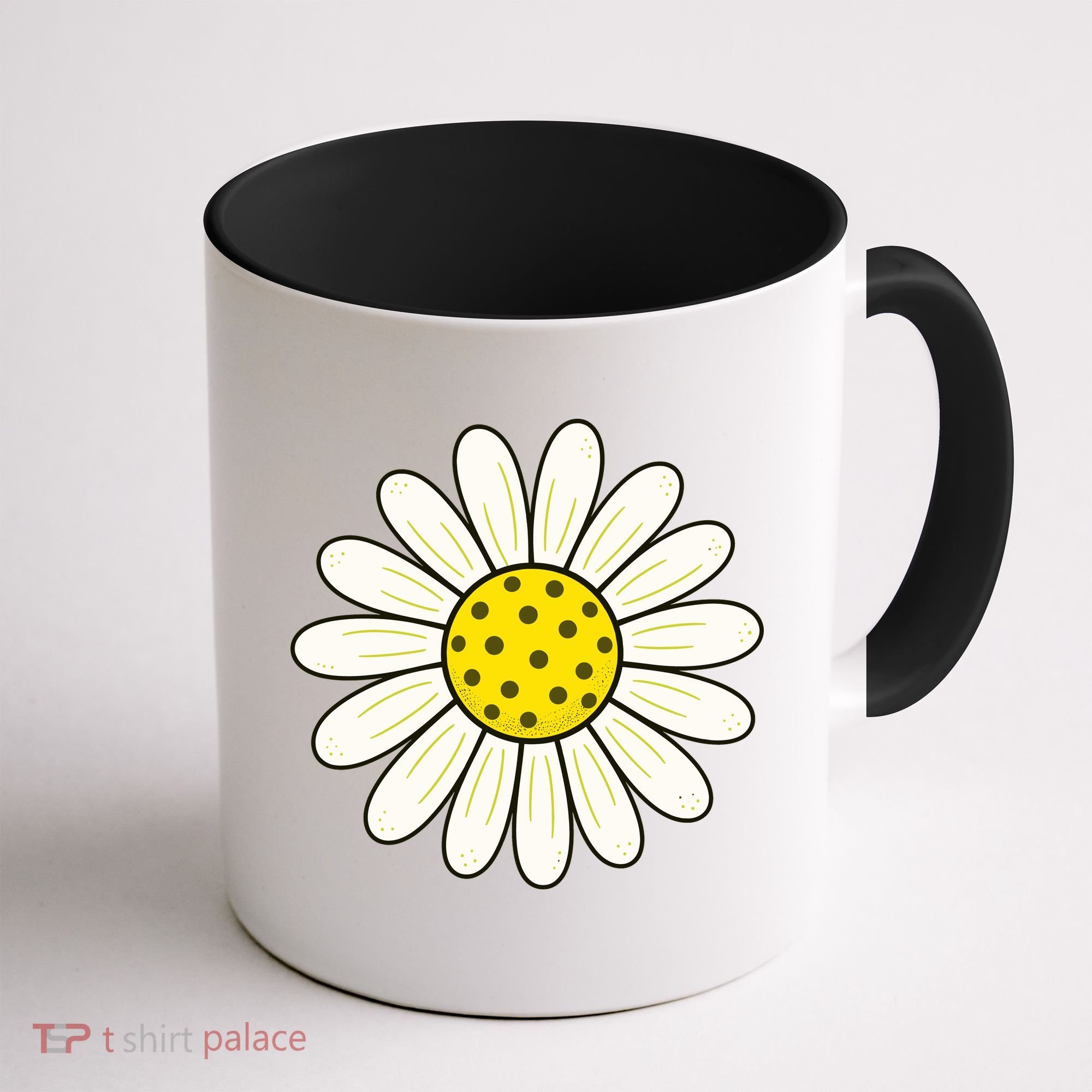 Pickleball Sun Flower Daisy Coffee Mug