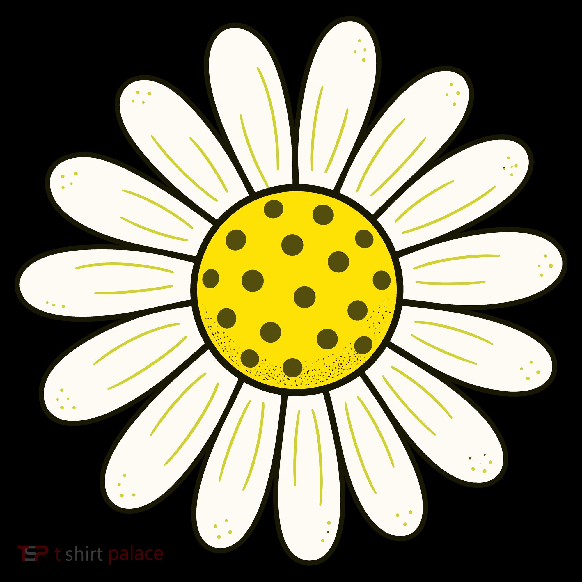 Pickleball Sun Flower Daisy Coaster