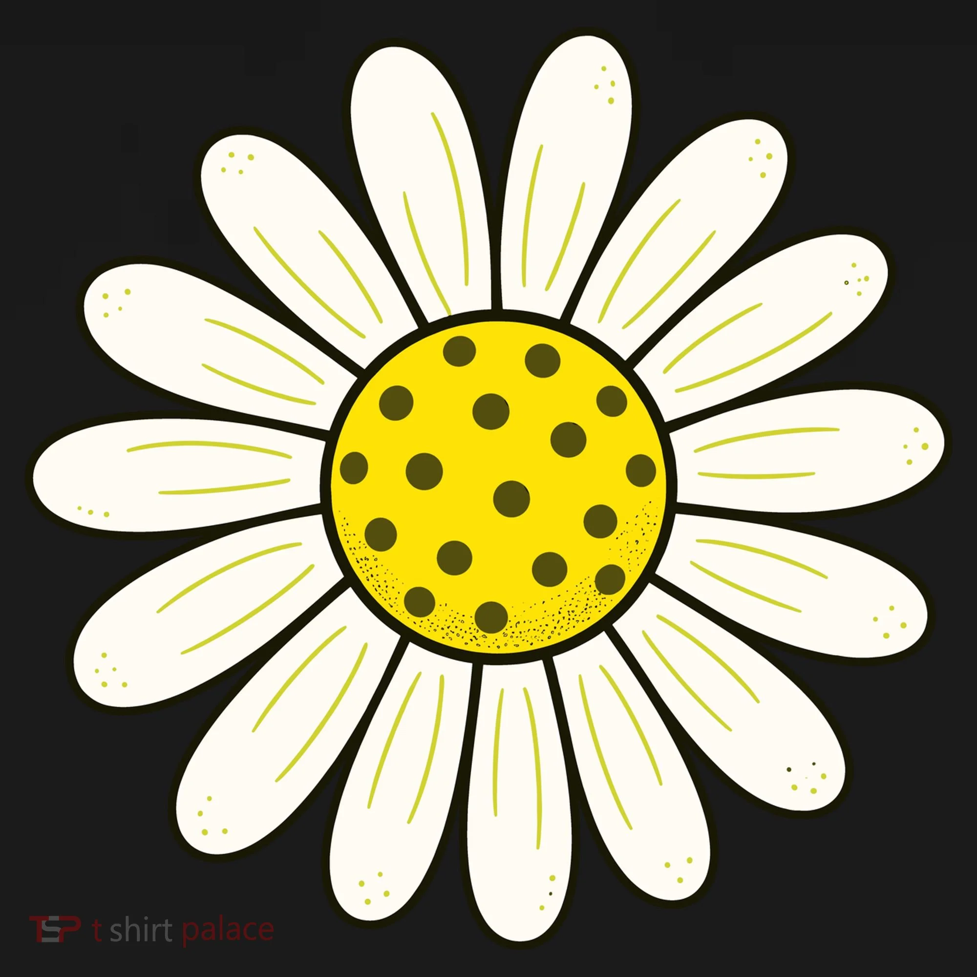 Pickleball Sun Flower Daisy Women's Hoodie