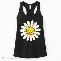 Pickleball Sun Flower Daisy Women's Tank Top thumb 0