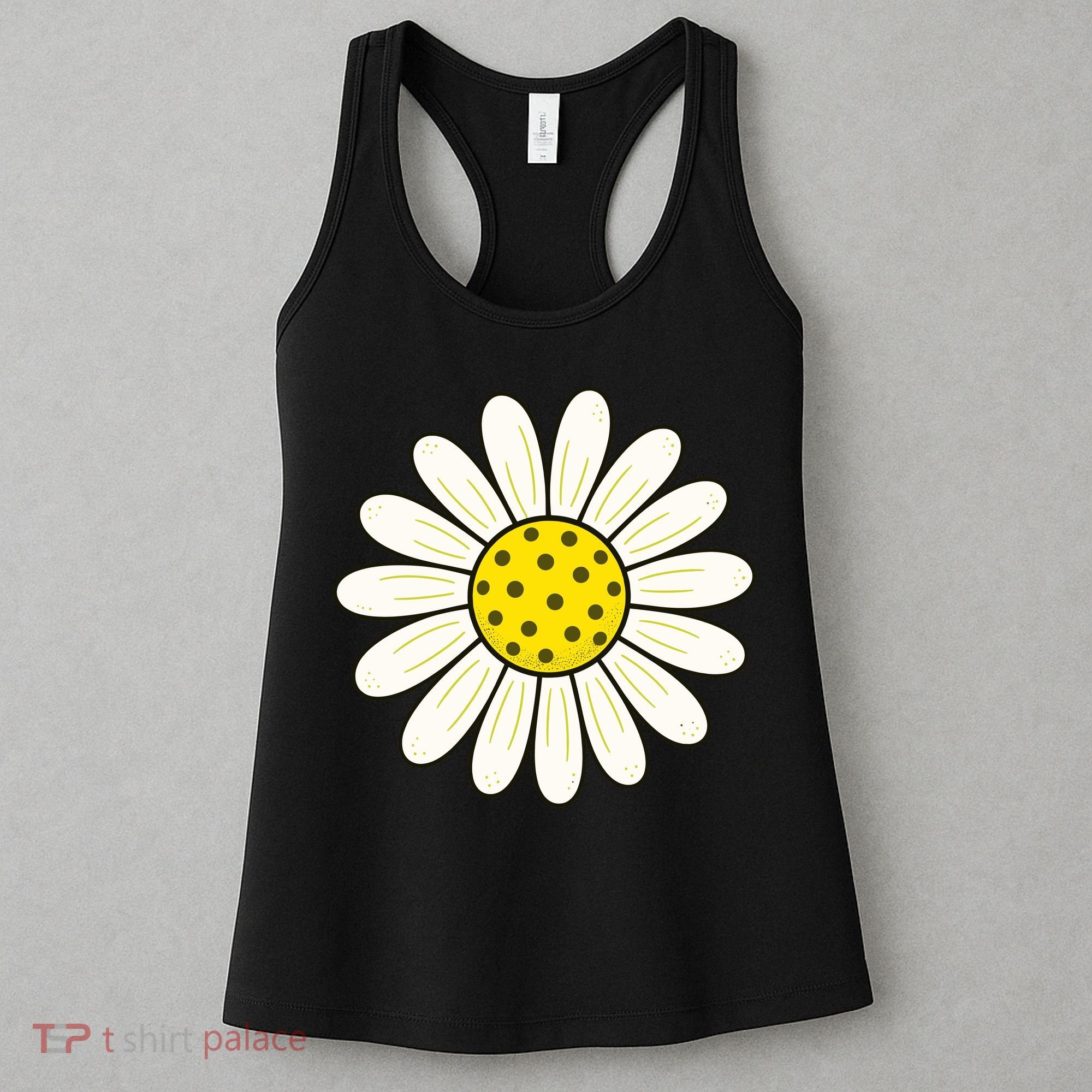 Pickleball Sun Flower Daisy Women's Tank Top