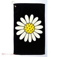 Pickleball Sun Flower Daisy Golf Towel thumb 0