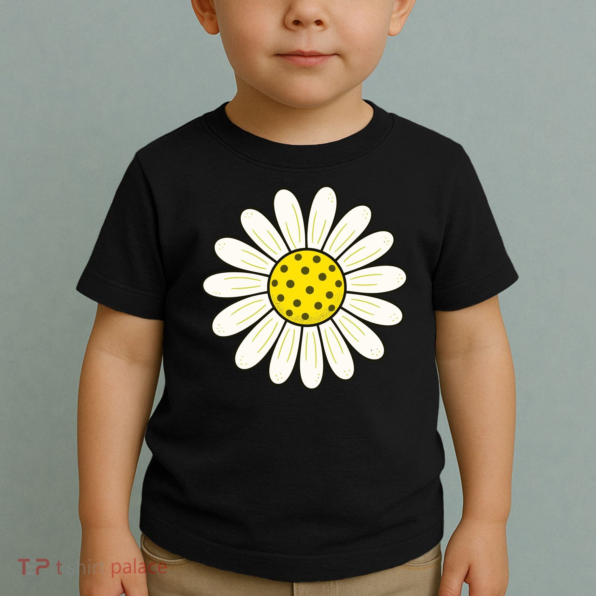 Pickleball Sun Flower Daisy Toddler T-Shirt
