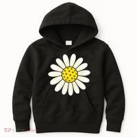 Pickleball Sun Flower Daisy Kids Hoodie thumb 0