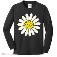 Pickleball Sun Flower Daisy Kids Long Sleeve Shirt thumb 0