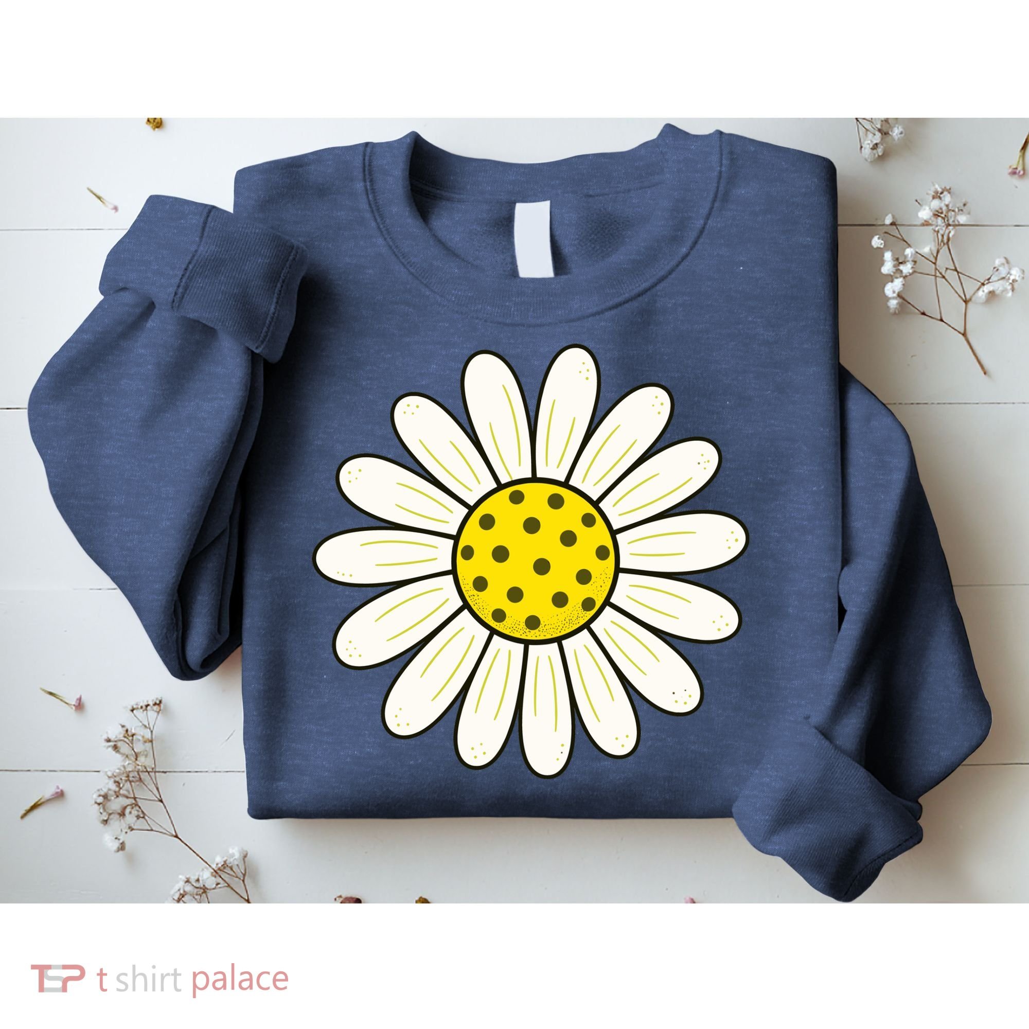 Pickleball Sun Flower Daisy Sweatshirt