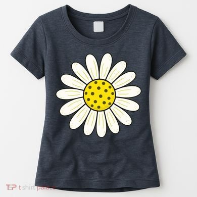 Pickleball Sun Flower Daisy Women's T-Shirt