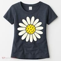 Pickleball Sun Flower Daisy Women's T-Shirt thumb 0