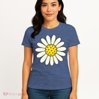 Pickleball Sun Flower Daisy Women's T-Shirt thumb 4