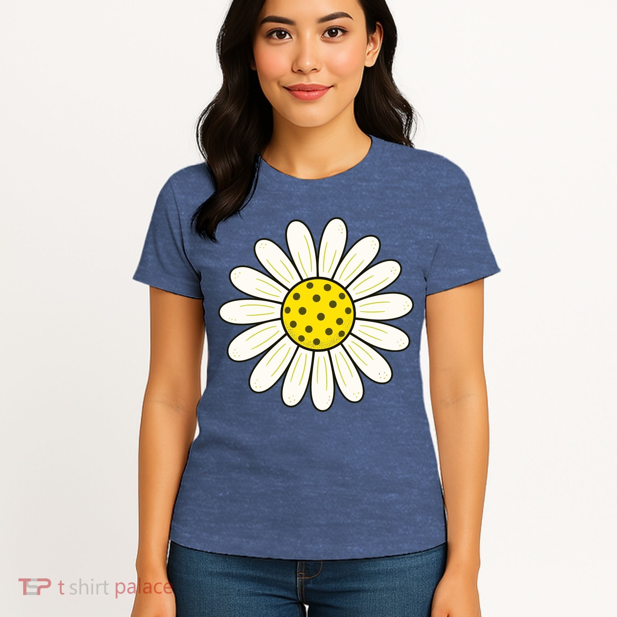 Pickleball Sun Flower Daisy Women's T-Shirt