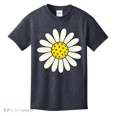 Pickleball Sun Flower Daisy Kids T-Shirt