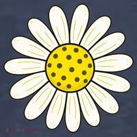 Pickleball Sun Flower Daisy Kids T-Shirt thumb 4