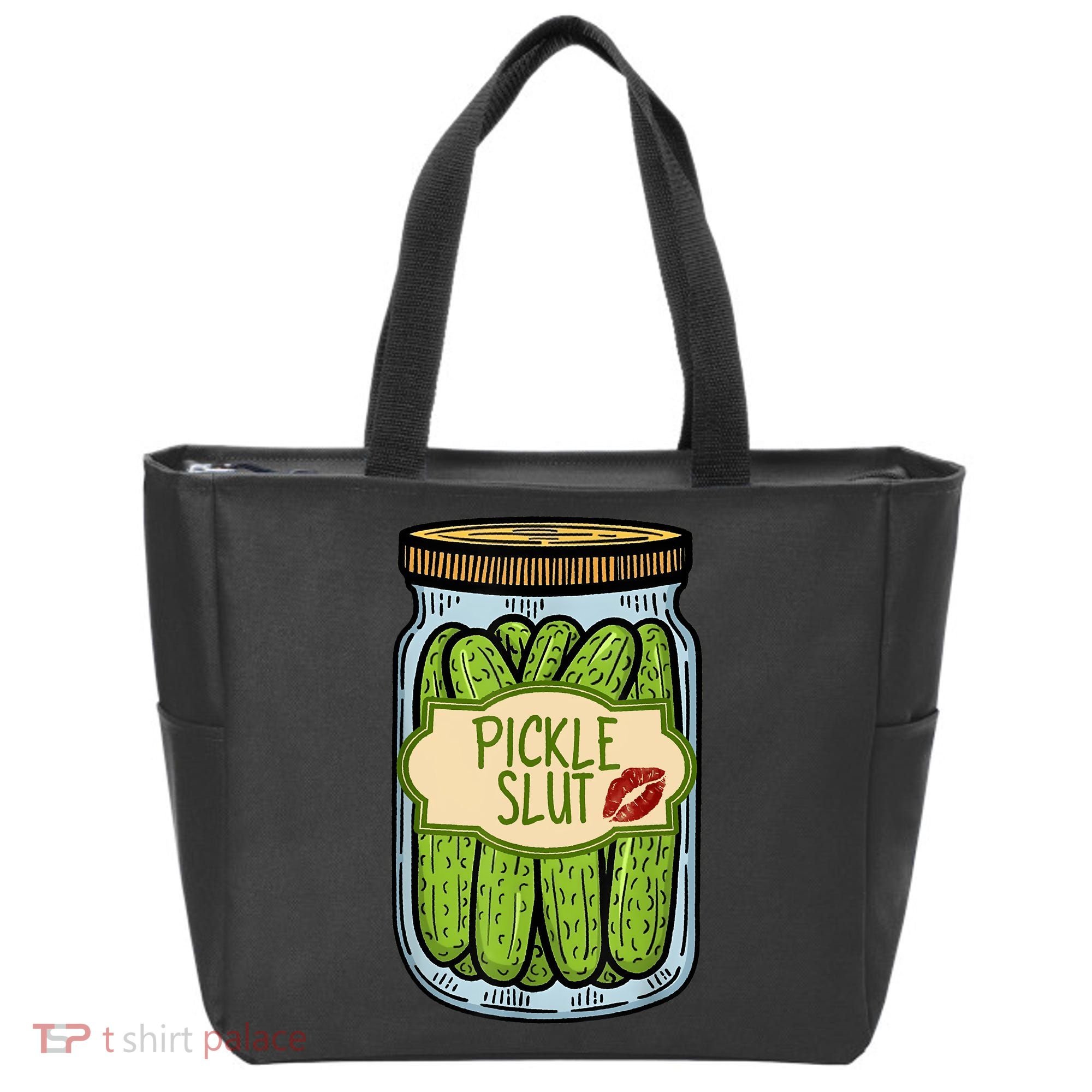 Pickle Slut Funny Pickle Slut Who Loves Pickles Apaprel Tote Bag