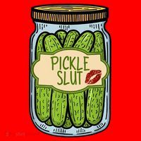 Pickle Slut Funny Pickle Slut Who Loves Pickles Apaprel Santa Hat thumb 1