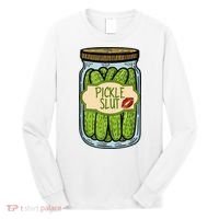Pickle Slut Funny Pickle Slut Who Loves Pickles Apaprel Long Sleeve Shirt thumb 0