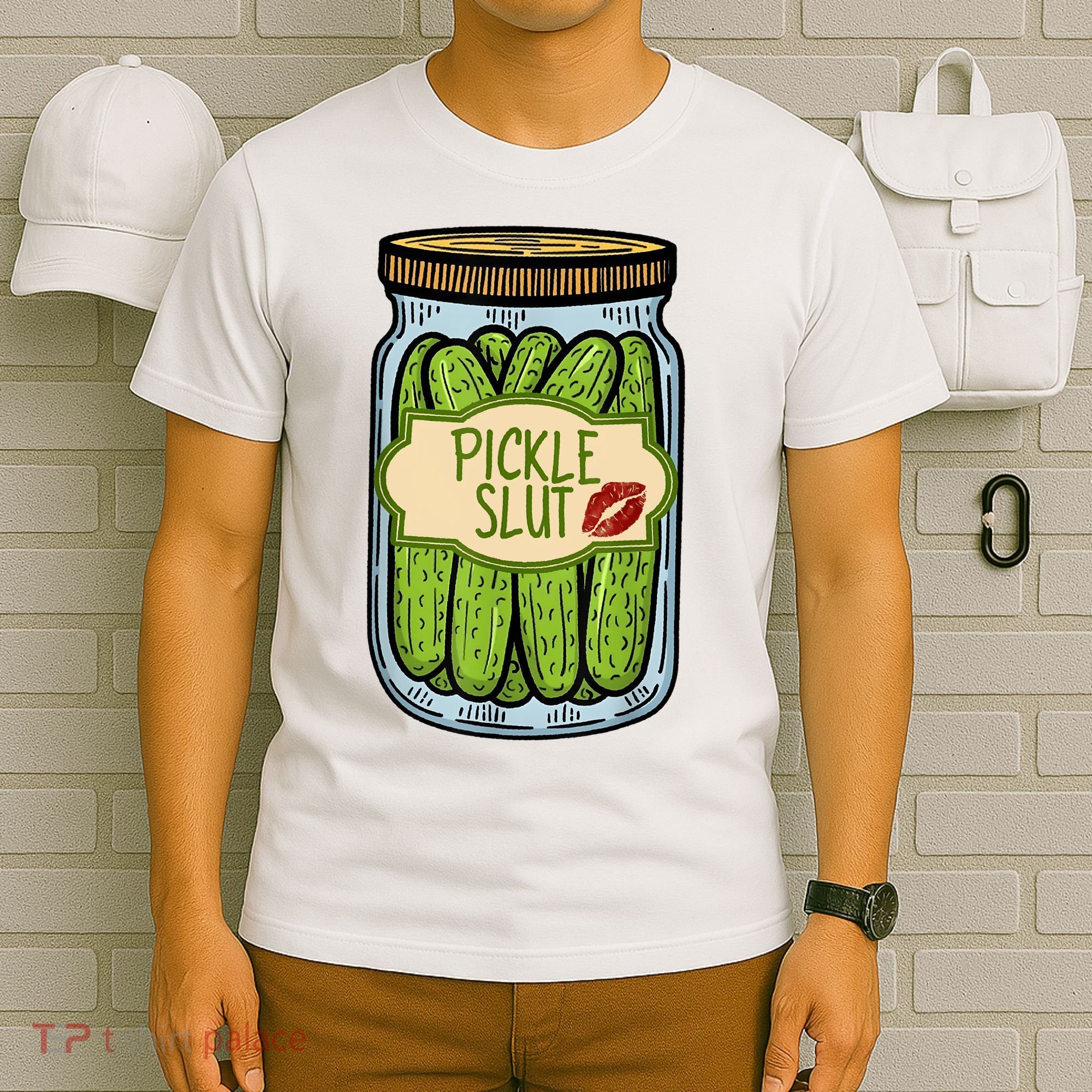 Pickle Slut Funny Pickle Slut Who Loves Pickles Apaprel T-Shirt