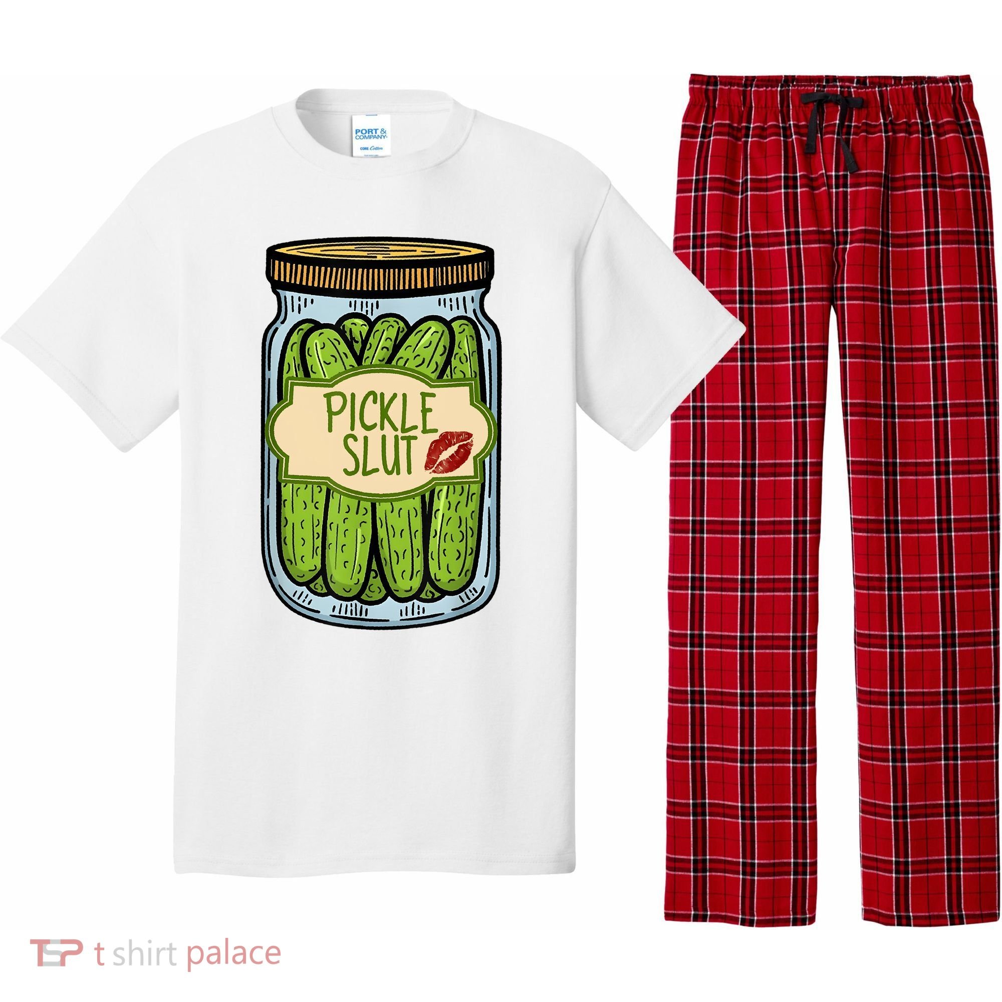 Pickle Slut Funny Pickle Slut Who Loves Pickles Apaprel Pajama Set