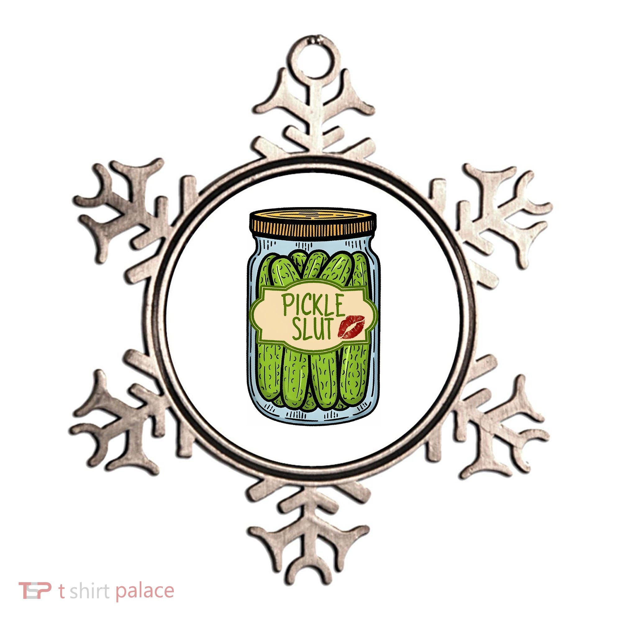 Pickle Slut Funny Pickle Slut Who Loves Pickles Apaprel Ornament