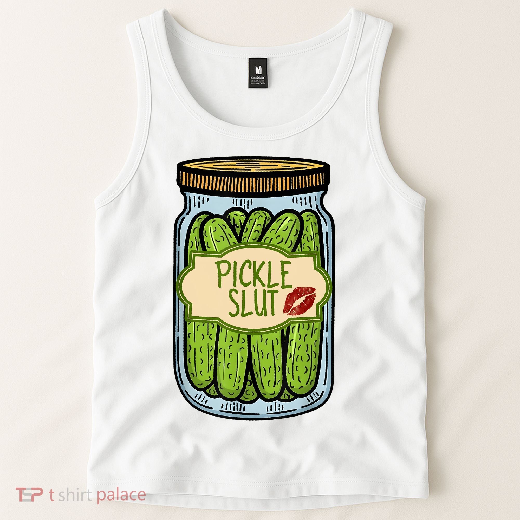 Pickle Slut Funny Pickle Slut Who Loves Pickles Apaprel Tank Top