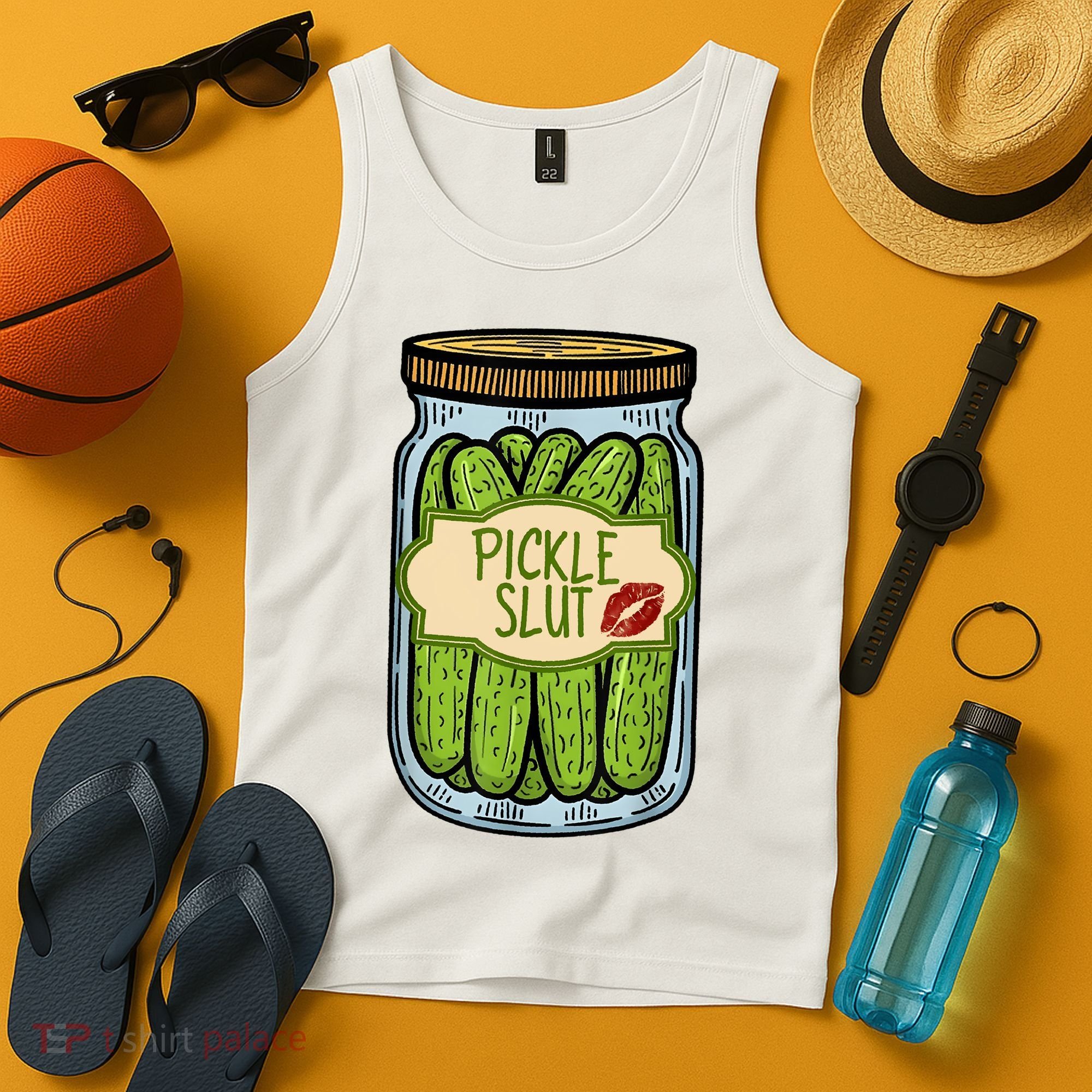 Pickle Slut Funny Pickle Slut Who Loves Pickles Apaprel Tank Top