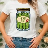 Pickle Slut Funny Pickle Slut Who Loves Pickles Apaprel Women's T-Shirt thumb 2