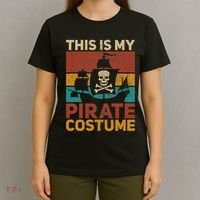 Pirate Ship Funny Pirate Outfit Pirate Costume Retro Pirate T-Shirt thumb 4
