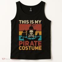 Pirate Ship Funny Pirate Outfit Pirate Costume Retro Pirate Tank Top thumb 2