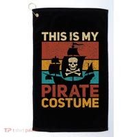 Pirate Ship Funny Pirate Outfit Pirate Costume Retro Pirate Golf Towel thumb 0