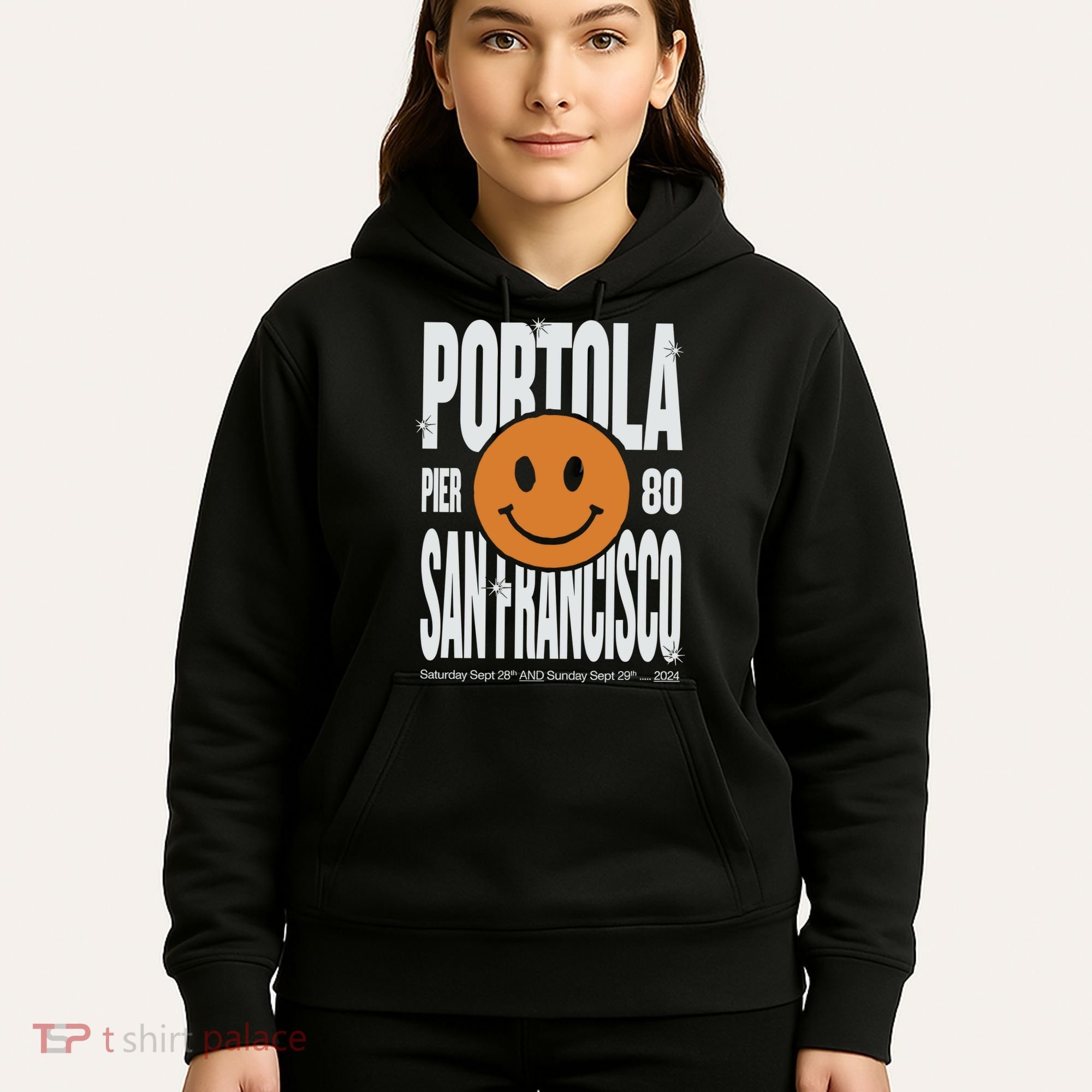 Portola San Francisco Pier 80 Lineup 2024 Hoodie