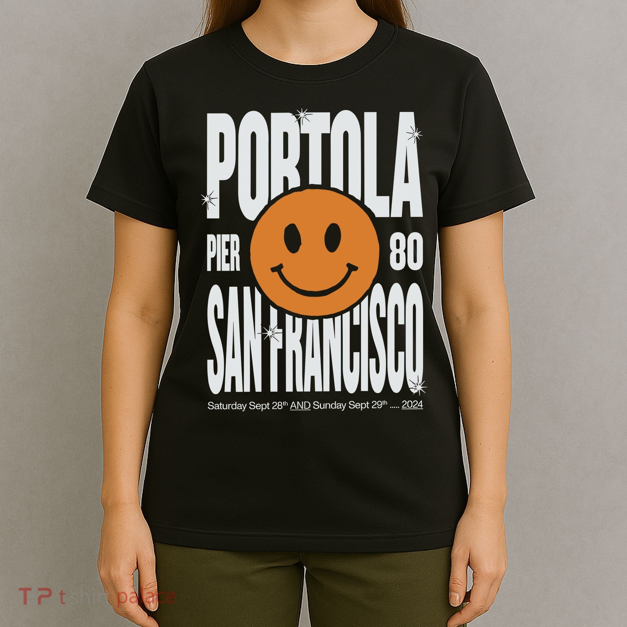 Portola San Francisco Pier 80 Lineup 2024 T-Shirt