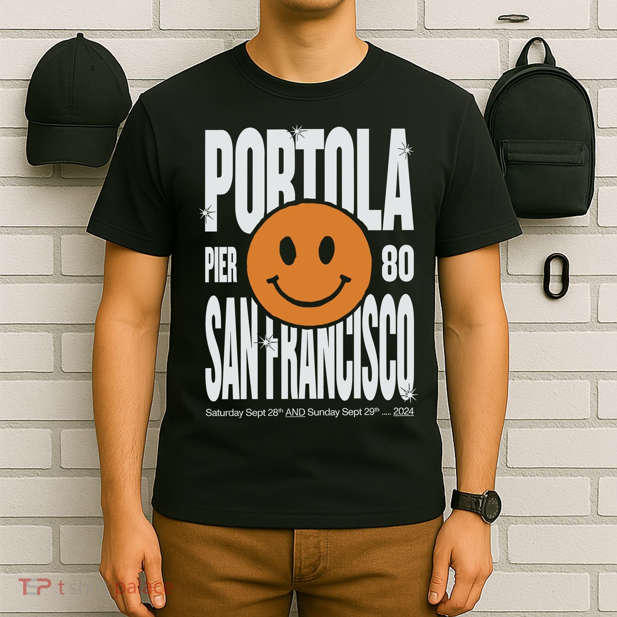 Portola San Francisco Pier 80 Lineup 2024 T-Shirt