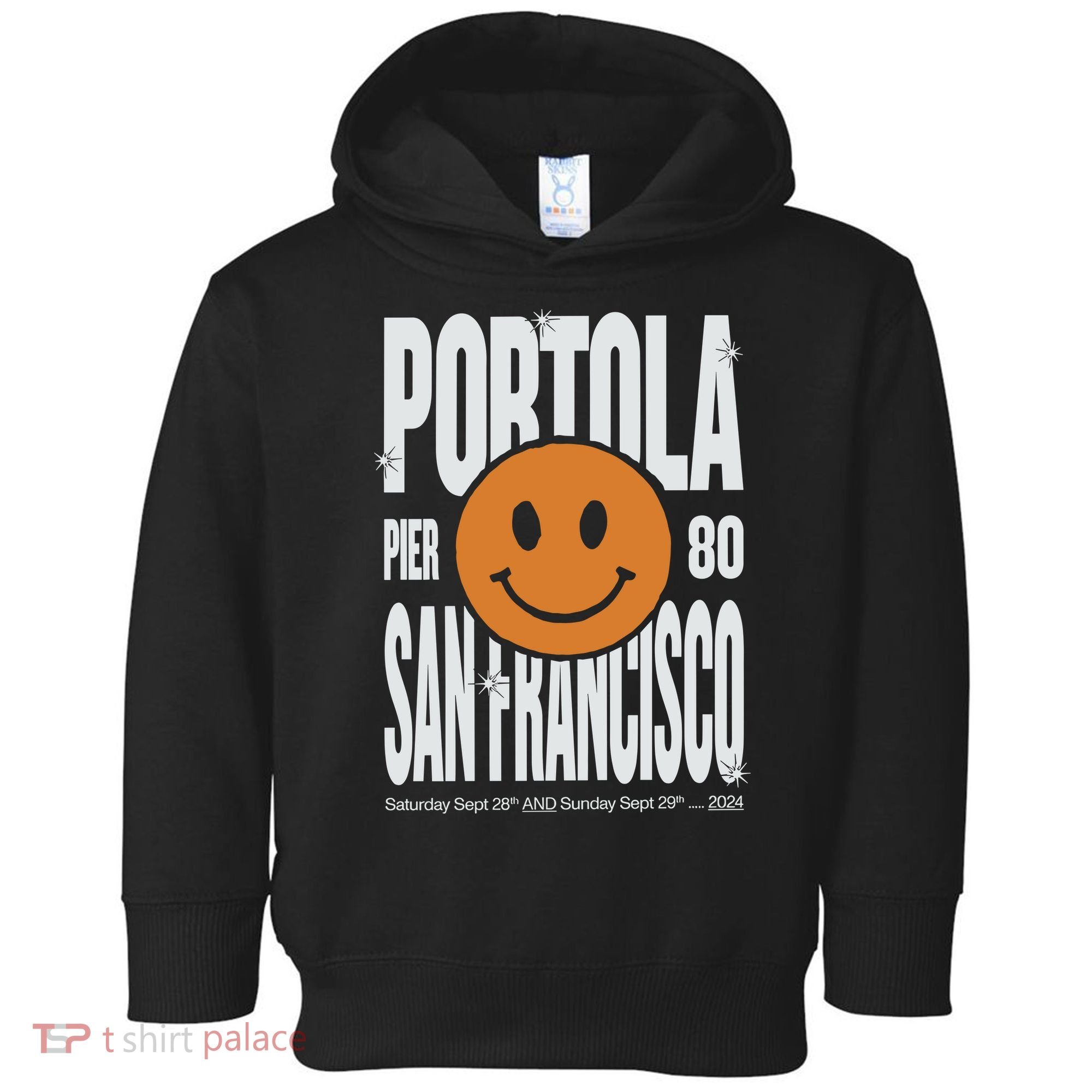 Portola San Francisco Pier 80 Lineup 2024 Toddler Hoodie