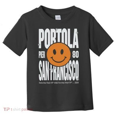 Portola San Francisco Pier 80 Lineup 2024 Toddler T-Shirt