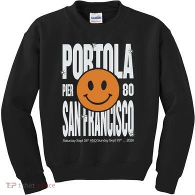 Portola San Francisco Pier 80 Lineup 2024 Kids Sweatshirt