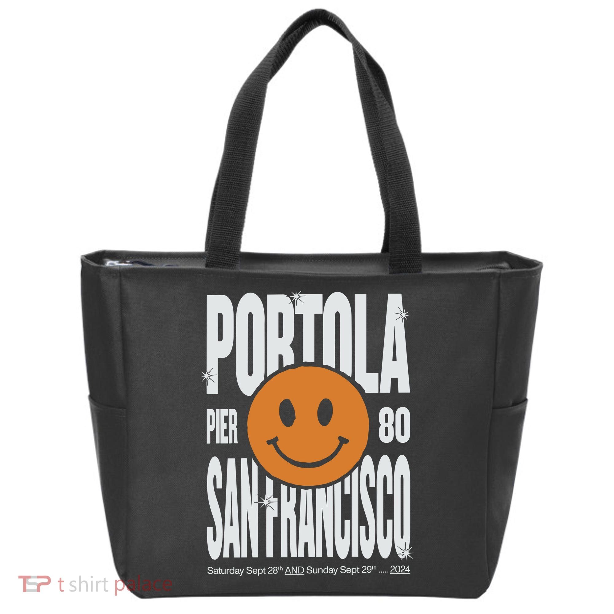 Portola San Francisco Pier 80 Lineup 2024 Tote Bag