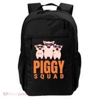 Piggy Squad Funny Pig Shirts For Boy Backpack thumb 0