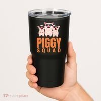 Piggy Squad Funny Pig Shirts For Boy Tumbler thumb 2