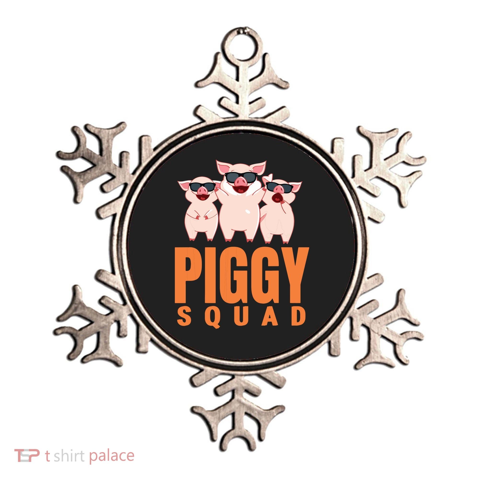 Piggy Squad Funny Pig Shirts For Boy Ornament