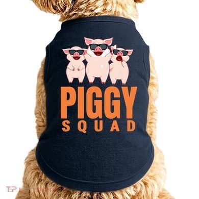 Piggy Squad Funny Pig Shirts For Boy Doggie Tank