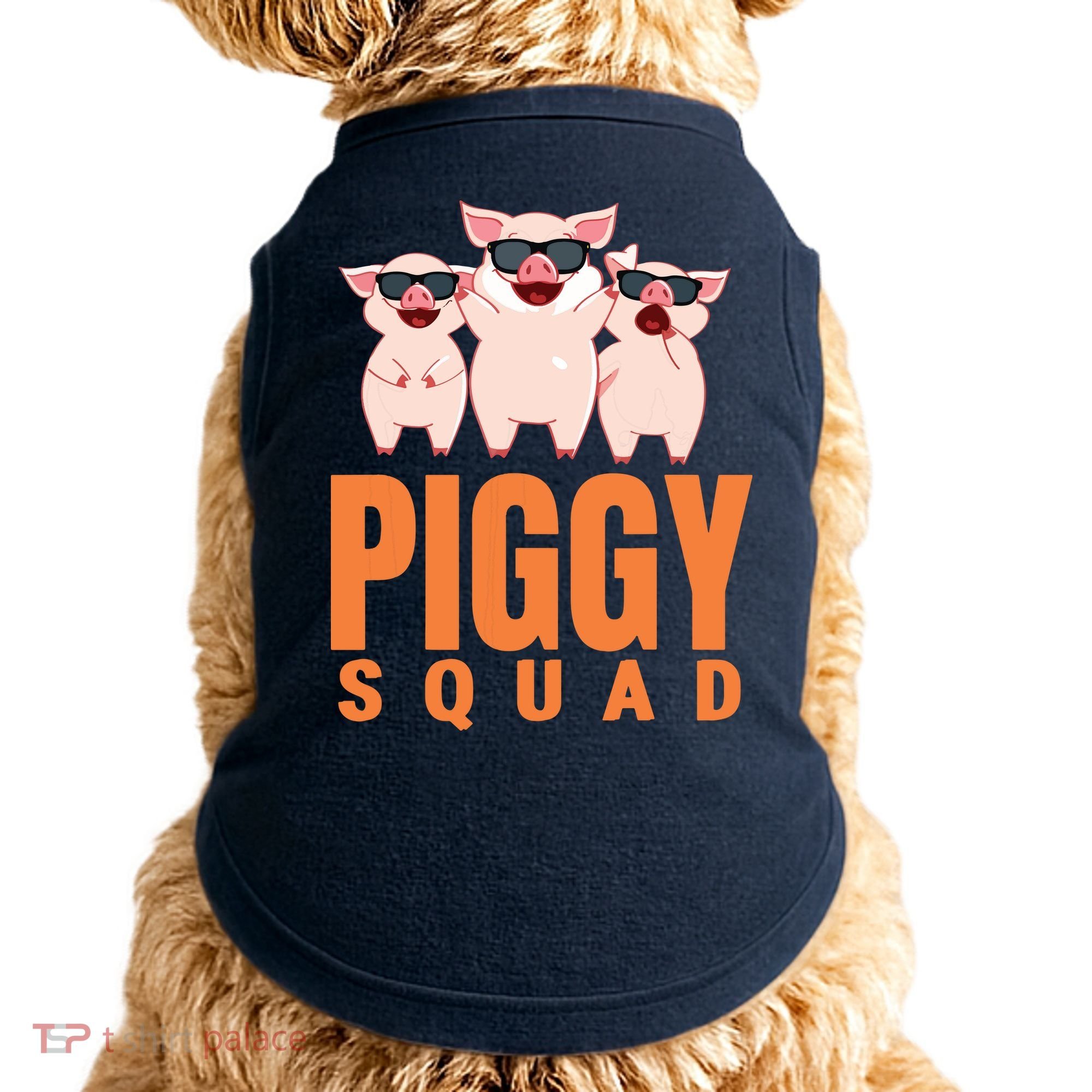 Piggy Squad Funny Pig Shirts For Boy Doggie Tank
