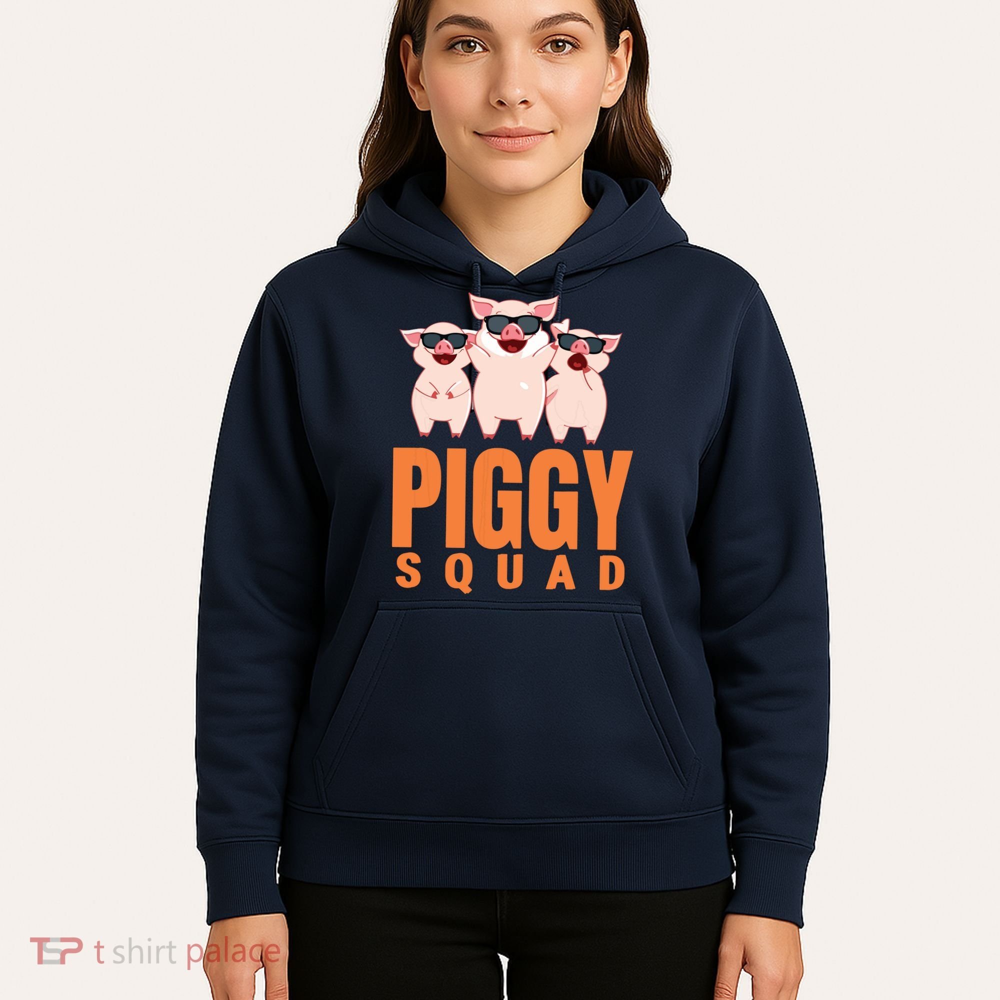 Piggy Squad Funny Pig Shirts For Boy Hoodie