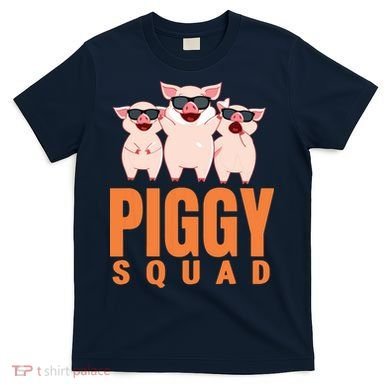 Piggy Squad Funny Pig Shirts For Boy T-Shirt