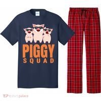 Piggy Squad Funny Pig Shirts For Boy Pajama Set thumb 0