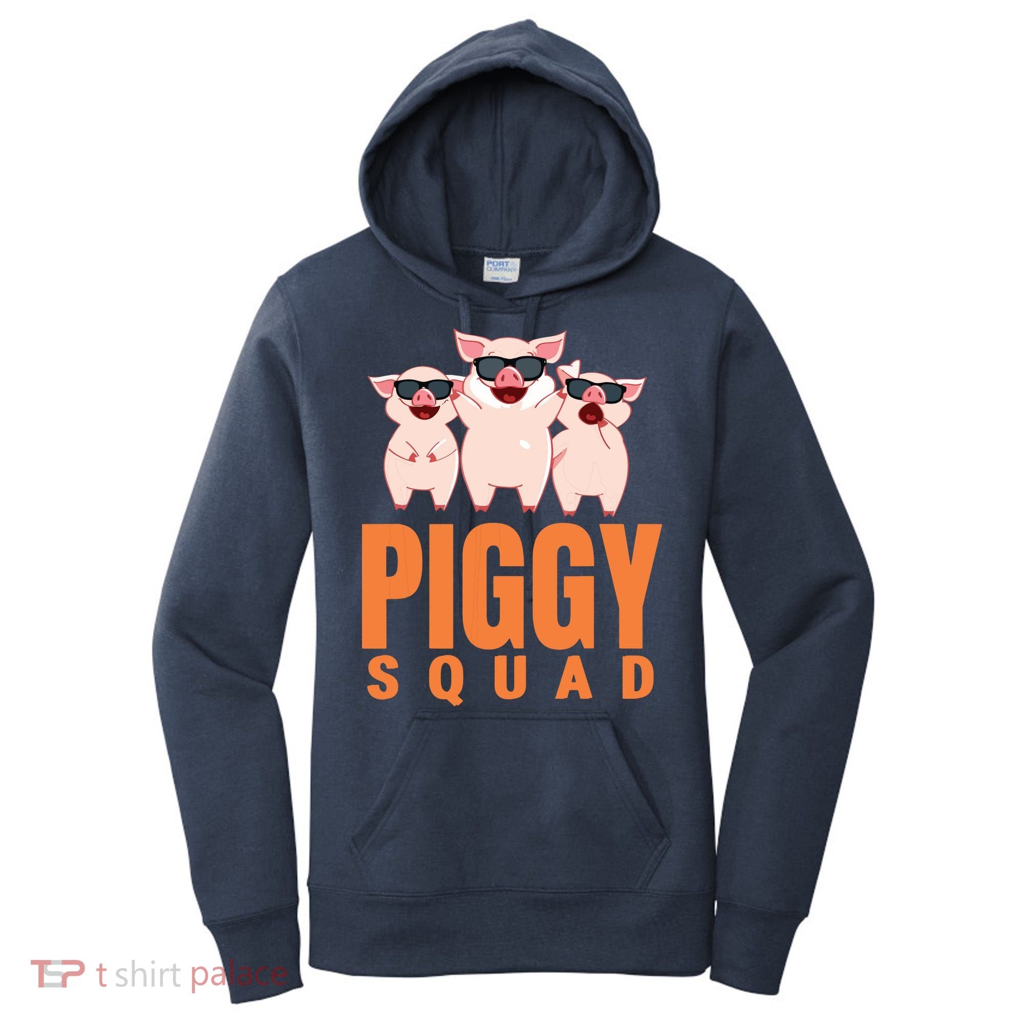 Piggy Squad Funny Pig Shirts For Boy Women's Hoodie