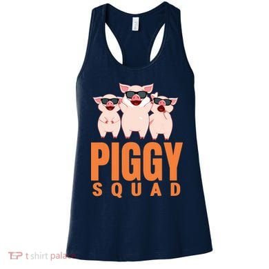 Piggy Squad Funny Pig Shirts For Boy Women's Tank Top