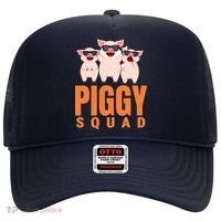 Piggy Squad Funny Pig Shirts For Boy Hat thumb 0