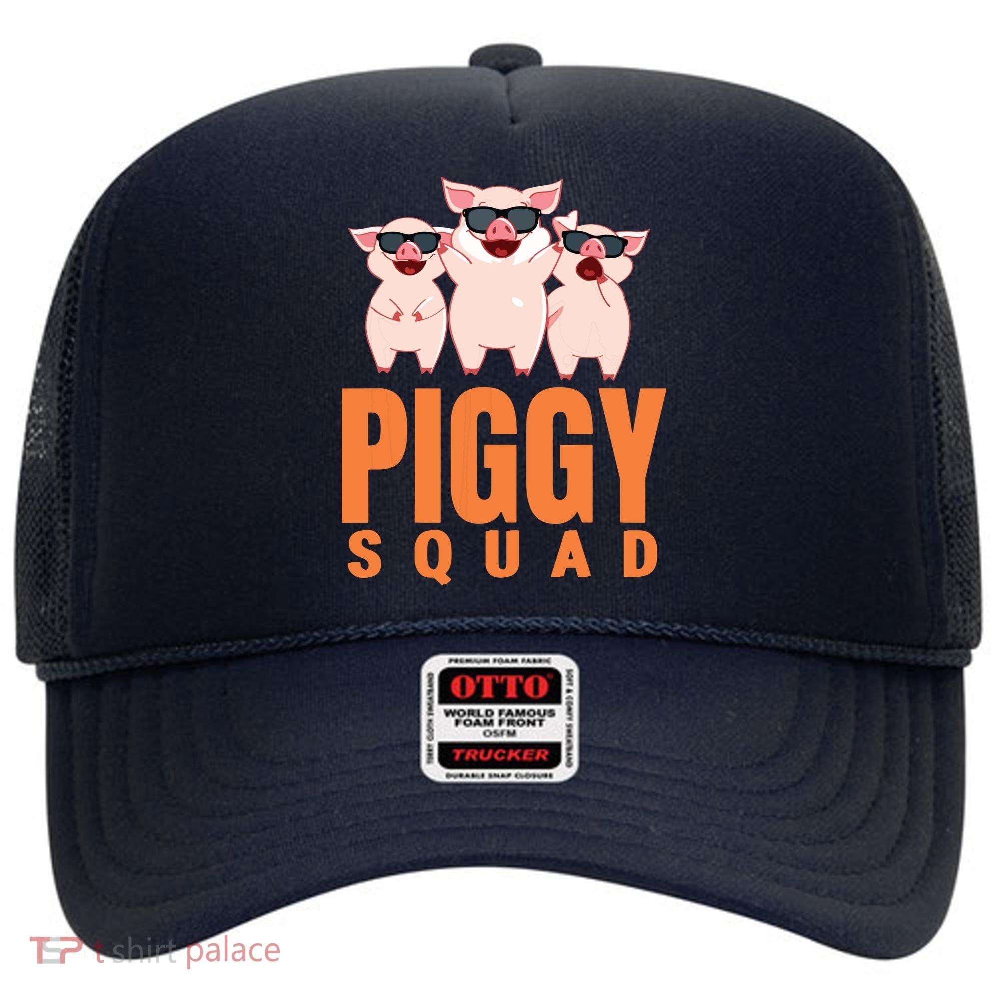 Piggy Squad Funny Pig Shirts For Boy Hat