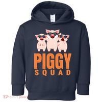 Piggy Squad Funny Pig Shirts For Boy Toddler Hoodie thumb 0