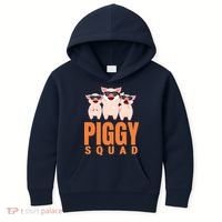 Piggy Squad Funny Pig Shirts For Boy Kids Hoodie thumb 0