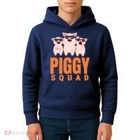 Piggy Squad Funny Pig Shirts For Boy Kids Hoodie thumb 4